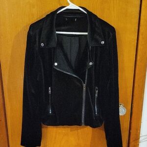 Black Women's Velvet Jacket